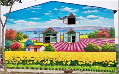 蒲江乡村墙体彩绘